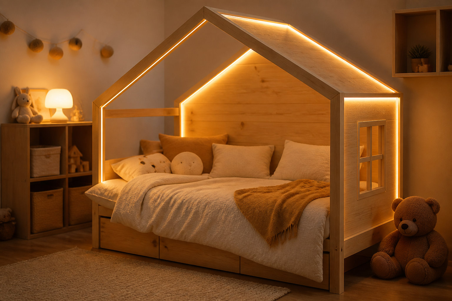Montage et fixation dans les structures de lits cabanes